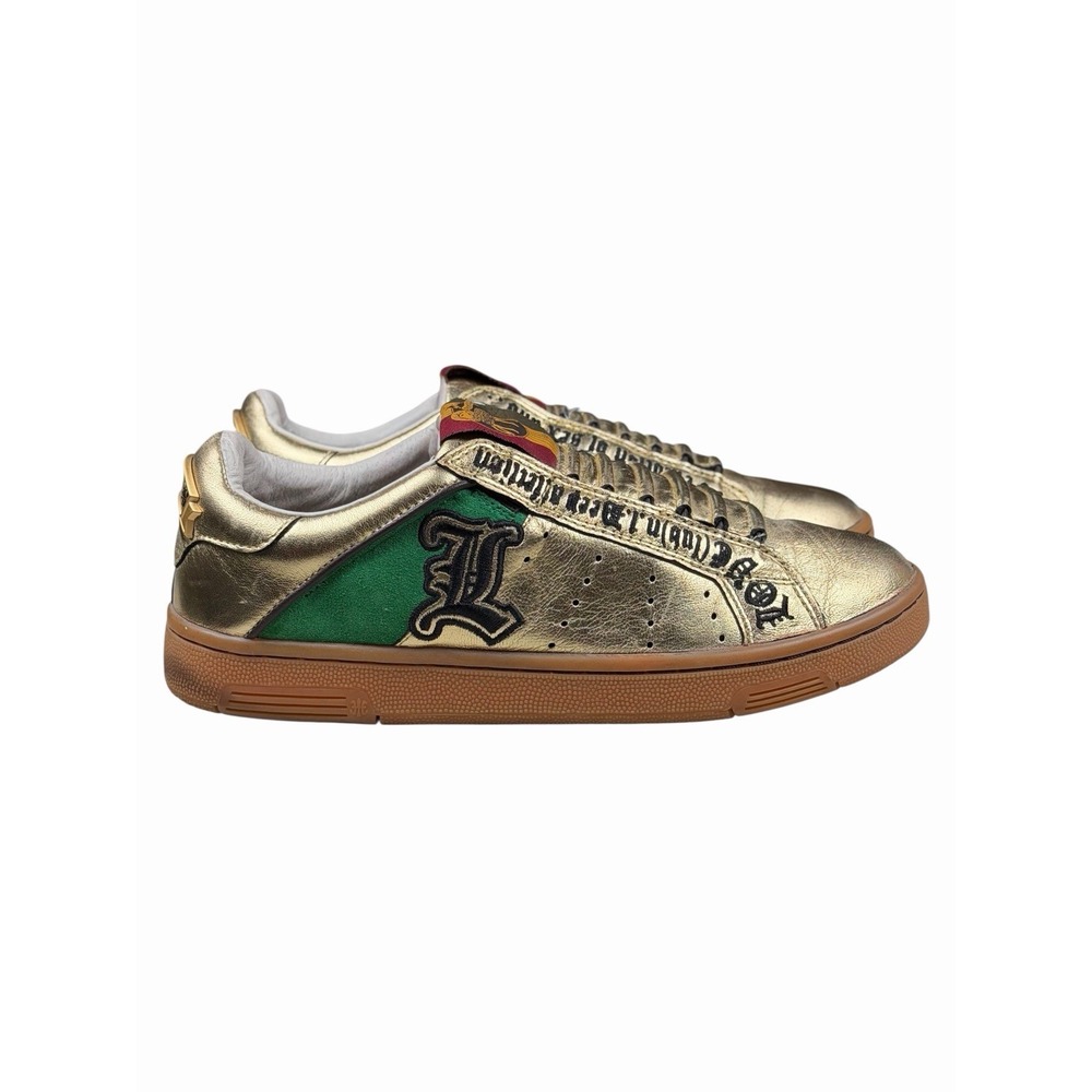 L.A.M.B. Metallic Gold Gwen Stefani Women's Trainers Sneakers Size US 10
